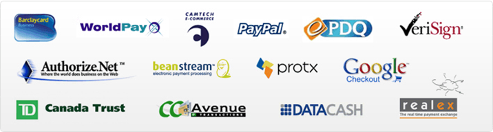 Various Payment Gateways